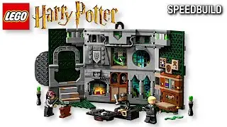 LEGO Harry Potter 'Slytherin House Banner' Speed Build! | Set 76410