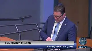 City Commission Meeting &ndash; February 12, 2026