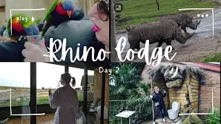 DAY 2 | Rhino lodge 🦏 | @WestMidSafari | Checkout |Safari fun | April 2024