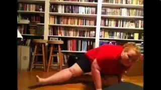 Me doing the cheerleading splits :)