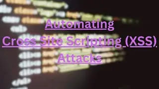 Automate #XSS testing educational purposes ONLY xss attack