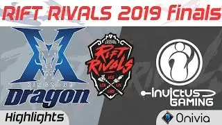 KZ vs IG Highlights Rift Rivals Finals LCK LPL LMS VCS 2019 Kingzone DragonX vs Invictus Gaming by O