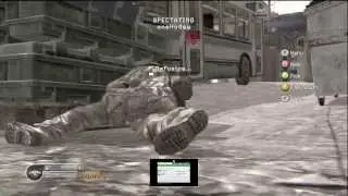 Cod4 4v4 against GoSu Mini, FresH iZ LeaN, theSunstah, tRICKED DEVR ( 2nd map )