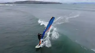 Windsurfing Oreti Beach, Southland, New Zealand 2022