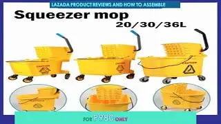 Heavy Duty Industrial Mop Squeezer Bucket Mop Squeezer (HOW TO ASSEMBLE)
