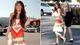 Miley Cyrus Gets Her Shopping Fix Before Church [2008]