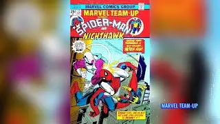 История комиксов Marvel: Marvel Team-Up #33 (май 1975 г.) #marvelcomics #spiderman #nighthawk