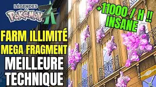 MEGA FRAGMENTS ILLIMIT&Eacute; ! TECHNIQUE MADJO + 11000 PAR HEURE !! Legendes Pokemon Z-A