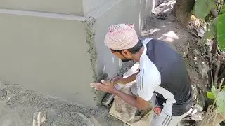 How to wall corner plastering technique with easy way 