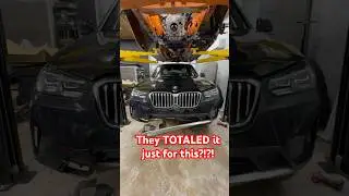 Only 7k Miles on this wrecked 24 BMW X3! Let&rsquo;s rebuild it! #cars #rebuild