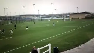 Lennon Melhuish - Accurate long ball pass out from the back vs Everton away - 24.11.19