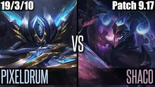 PIXELDRUM KHA'ZIX vs SHACO | NA MASTERS | Patch 9.17