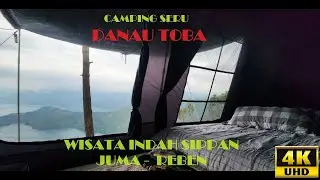 WISATA INDAH SIPPAN JUMA- REBEN Camping keluarga  Danau Toba View | Black Tent Alltrek Peak Villa