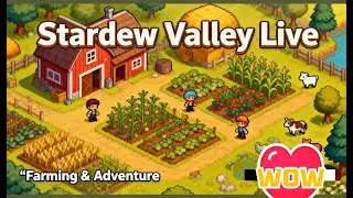 Stardew Valley Relaxing Gameplay | Sleep & Study Soundtrack | BGM | スターデューバレー 快眠 BGM | ASMR Ambience