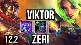 VIKTOR vs ZERI (MID) | Rank 5 Viktor, 10/3/5 | NA Challenger | 12.2