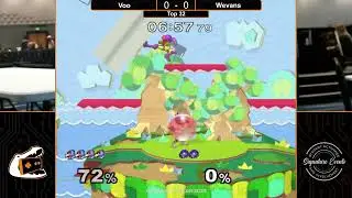 Wevans (Samus) vs Voo (Falco) - Melee Top 32 - GatorLAN Spring 2023