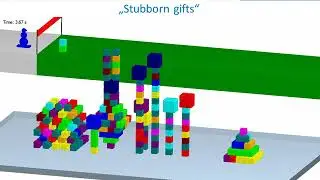 Merry Christmas with DEM Simulation