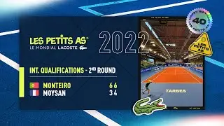 Les Petits As 2022 | Boys International Qualifying | Salvador MONTEIRO (POR) vs. Raphael MOYSAN