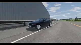 POV-DRIVE Bmw E36 325I Touring, dando umas aceleradas na rodovia com transito ca&oacute;tico. (Deu ruim)