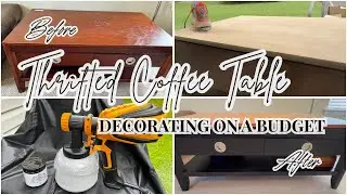 ✨🛠️THRIFTED COFFEE TABLE MAKEOVER 🛠️✨ | Budget-Friendly DIY Transformation, Goodwill Finds