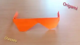 How to make a beautiful and easy origami glasses.
