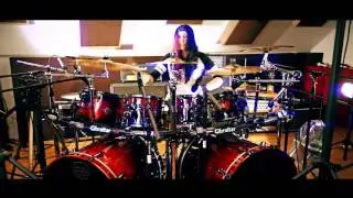 Avenged Sevenfold - Nightmare - female metal drummer Jenny Joey (17) Drum cover