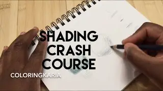Shading and layering with colored pencils, SHORT VERSION. ColoringKaria