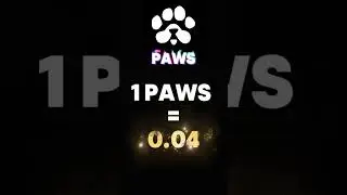 Paws Airdrop price expected... 🔥 #paws #airdrop #shorts
