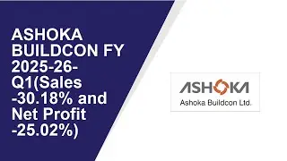ASHOKA BUILDCON Standalone Quarterly Result | Q1 Result 2025-26 | ASHOKA BUILDCON latest news