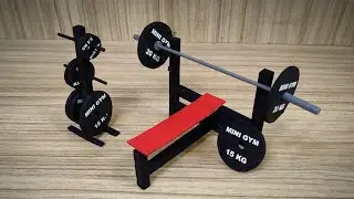 Miniature Gym| Part 2| Bench Press and Barbell Page
