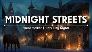 Midnight walk | Sleepy Village at Night | D&D Roleplay Music | 1 Hour