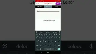 Coding Console + more features | JavaScript Block Editor version 8.0 (Red version)