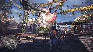 Monster Hunter World - Gathering Hub Spring Blossom Theme
