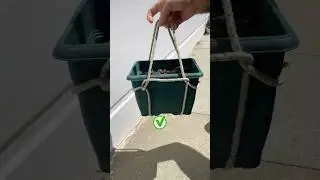 Hanging Plants - How to Hang a Rectangular Pot with Rope &ndash; Smart & Easy Method!