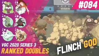 GMAX Kingler SAND TEAM ACTION!?! VGC 2020 Competitive Ranked doubles - KINGLER FLINCH GOD