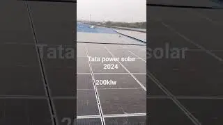 Tata solar power 200 kilowatt system # #Barmer