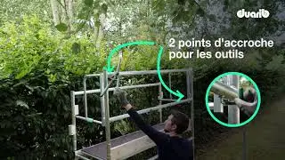 Naturoll : &eacute;quipement en aluminium con&ccedil;u pour la taille de haies.