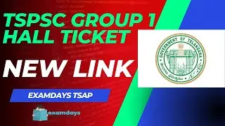 TSPSC Group 1 Hall Ticket 2022 Date tspsc.gov.in