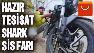 ÇİN' DEN 1300 TL' YE KENDİNDEN TESİSATLI SHARK GS SİS FARI ALDIM, MONTAJ VE İLK DENEYİM #DOMİNAR #47