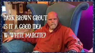 Will Dark Brown Grout Stain White Marcite?