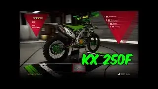MXGP 3 bike customization.KX 250f.