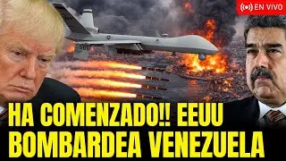 EEUU INICIA BOMBARDEO EN VENEZUELA ¡TRUMP CONFIRMA ATAQUE! SHEINBAUM CIERRA FILAS CON VENEZUELA