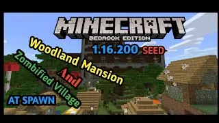 Minecraft Bedrock Seed For 1.16 (Woodland Mansion) At Spawn