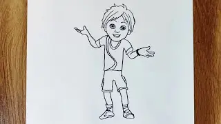 How to Draw Shiva Drawing step by step | Shiva Cartoon Drawing | Sketches