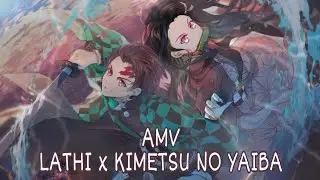 [ A M V ] Lathi X Demon Slayer with Russian Subtitle