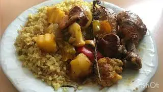 تبسي افخاذ دجاج مع الخضروات شهر رمضان كريم