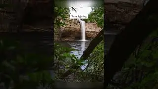 Lightroom Mobile Edit Before & After Alabama Waterfall #lightroommobile #photoeditingtutorial #photo