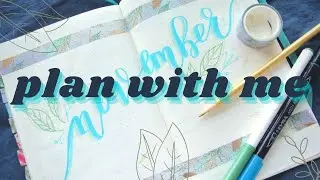PLAN WITH ME November 2020 | Bullet Journal Monthly Setup in Moleskine Dotted Notebook