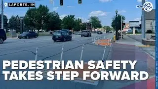Indiana city takes a bright step forward toward pedestrian safety