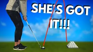 LAURA'S BEST GOLF LESSON EVER!!!